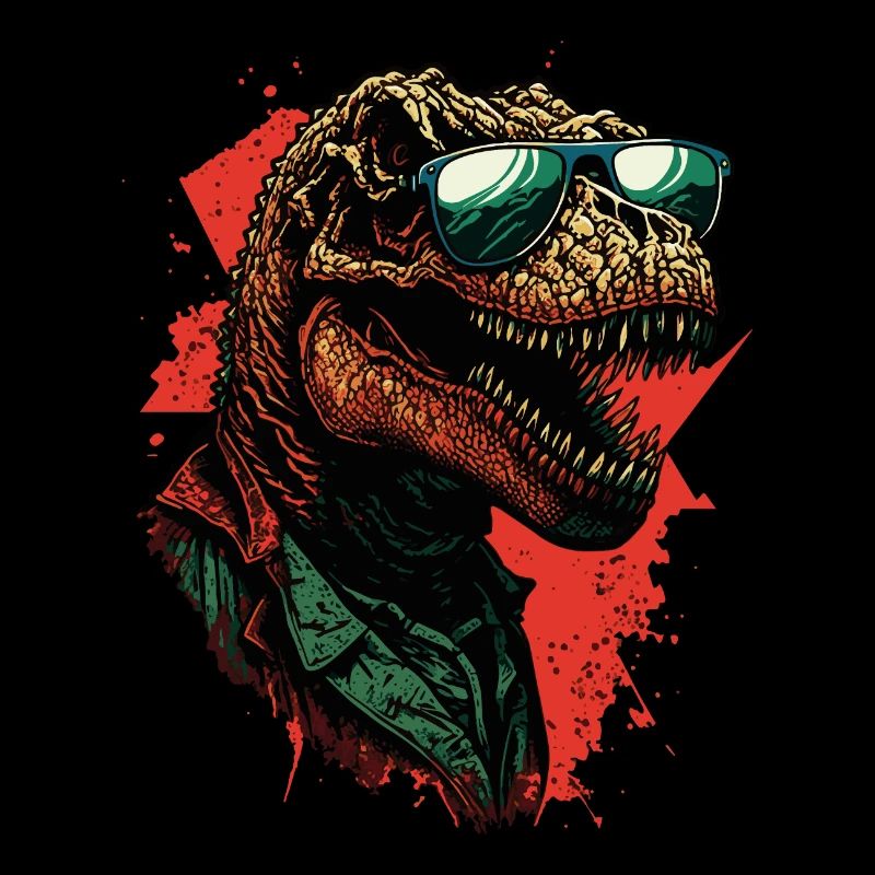 Cooler T-Rex Dinosaurier