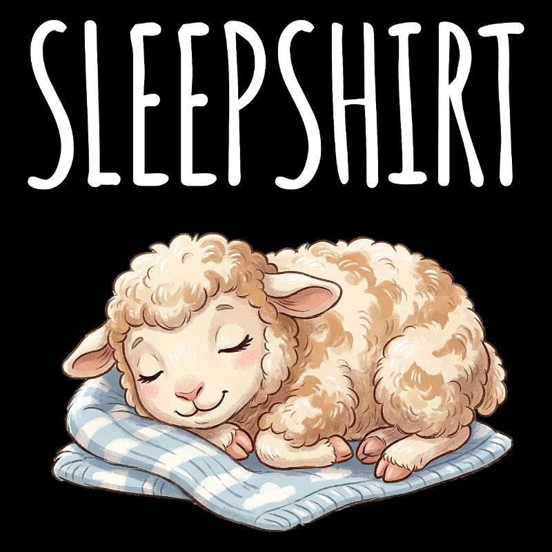Schäfchen Schlafshirt Lämmchen