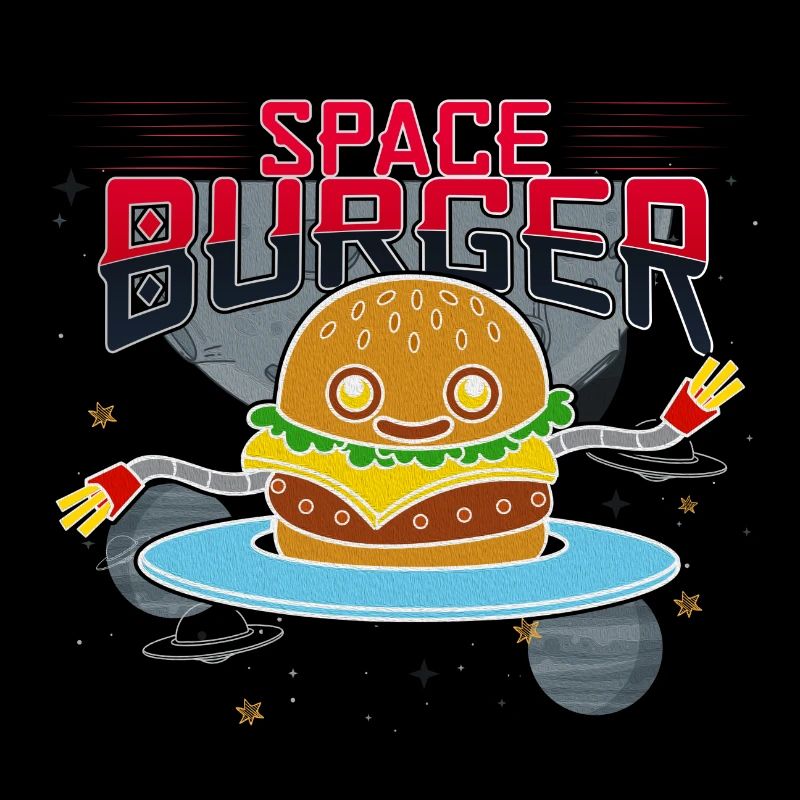 Burger de restauration rapide Space