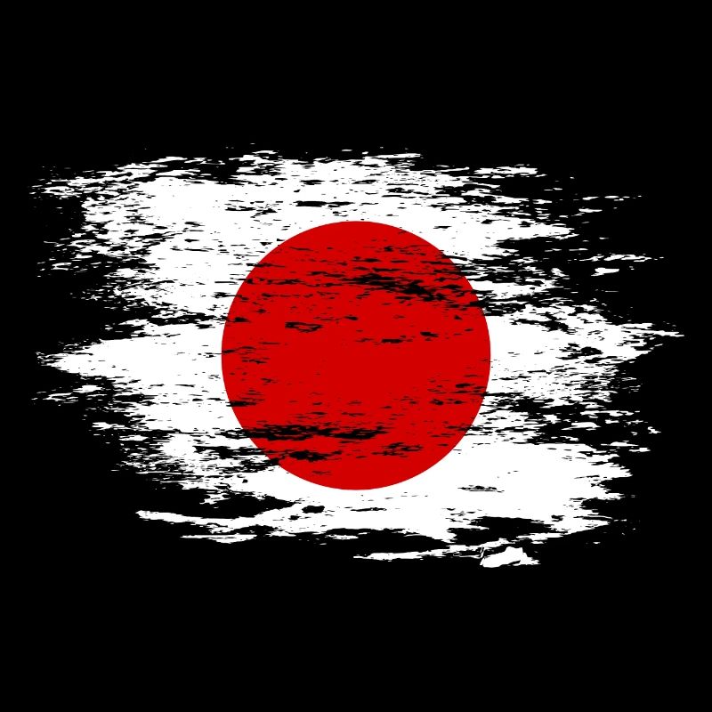 Drapeau japonais utilisé
