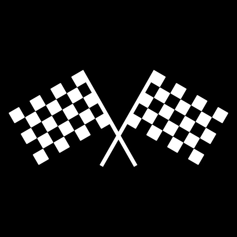 Car racing flags