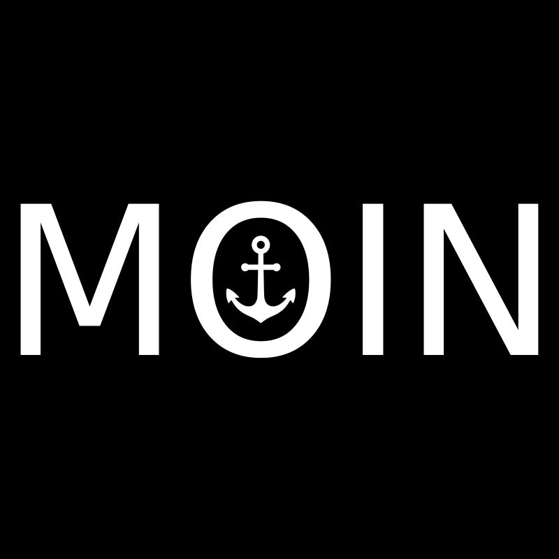 Moin mit Anker, maritim