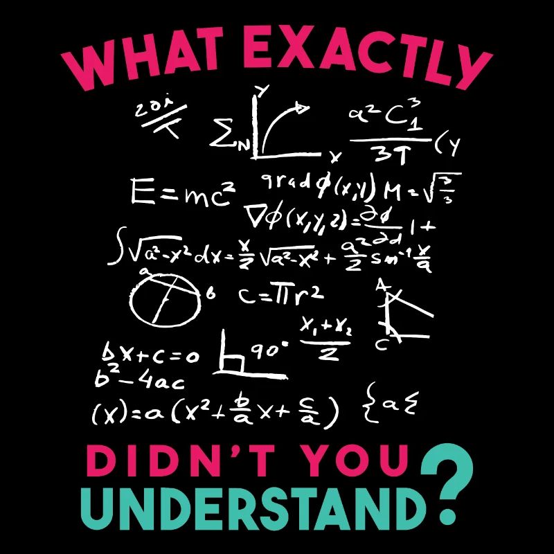 Physique Math Formule Blague