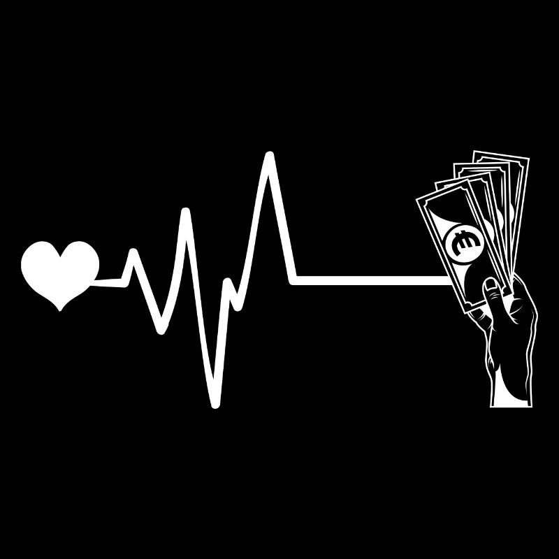 Cœur de pulsation d’argent