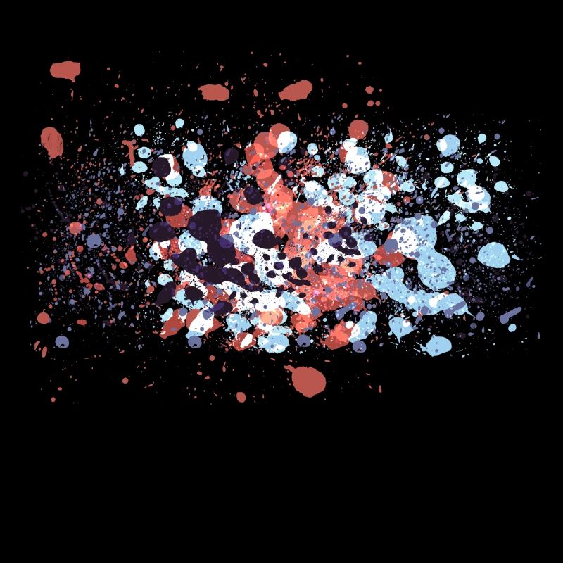 graffiti d'éclaboussure de couleur