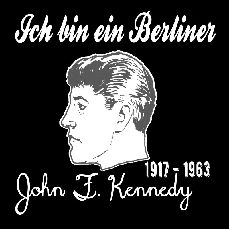 John F. Kennedy,Ich bin ein Berliner,Shirt Berlin