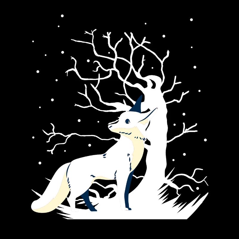 Fuchs Waldtiere Schnee Winter Weihnachtsgeschenk