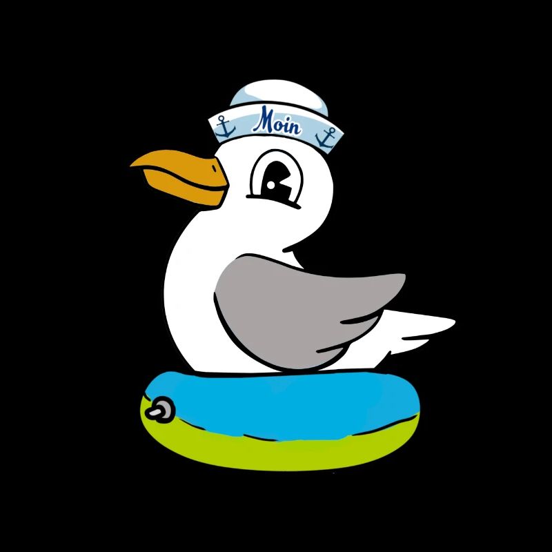 Mouette bague de natation marin