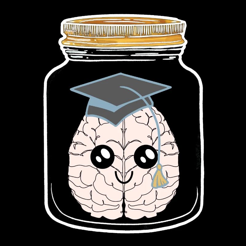 Inteligenz Einweckglas Studenten Studierter Geek