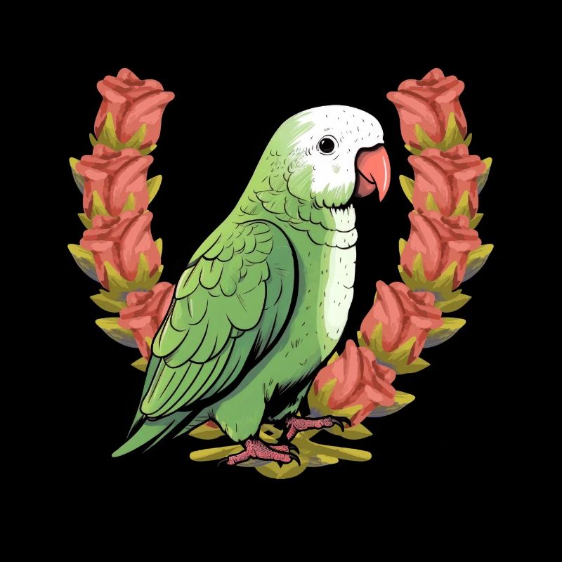 Parrots Parrot Birthday Roses Bird