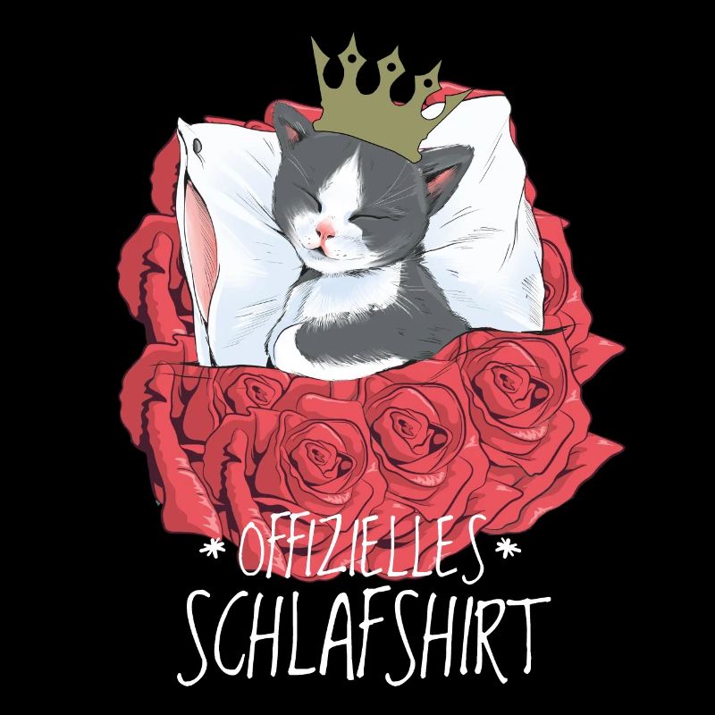 Katze Prinz Rosen Schlafen Katzen Kätzchen