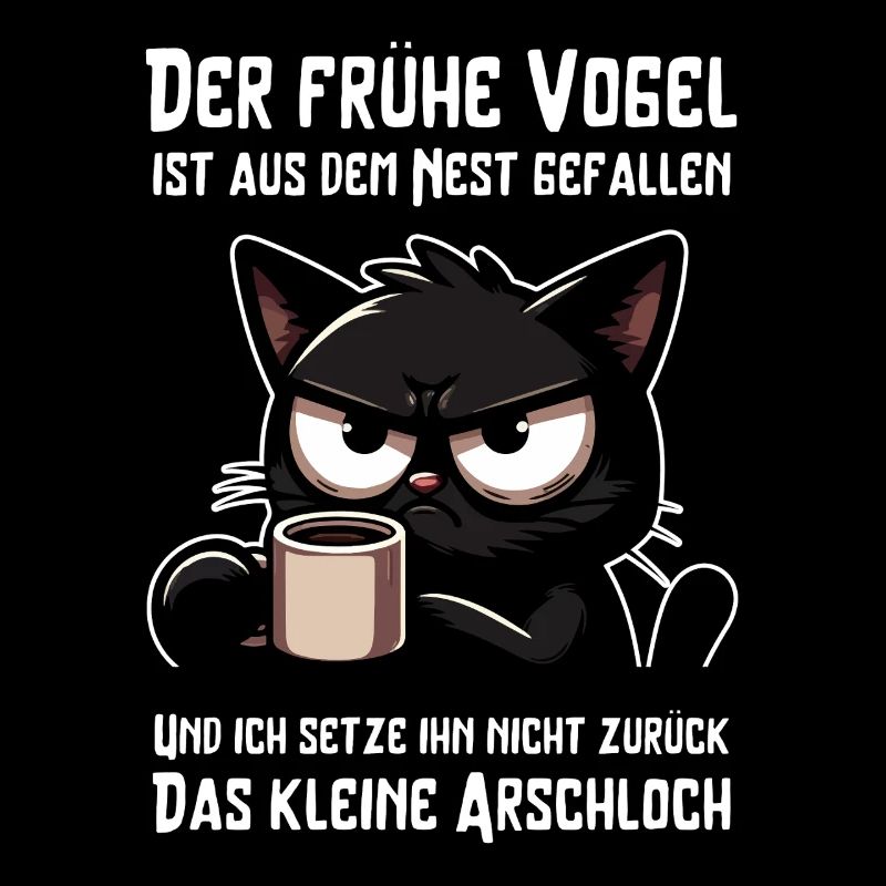 Kaffee, Genervtheit, Katze – Mehr Sarkasmus bitte