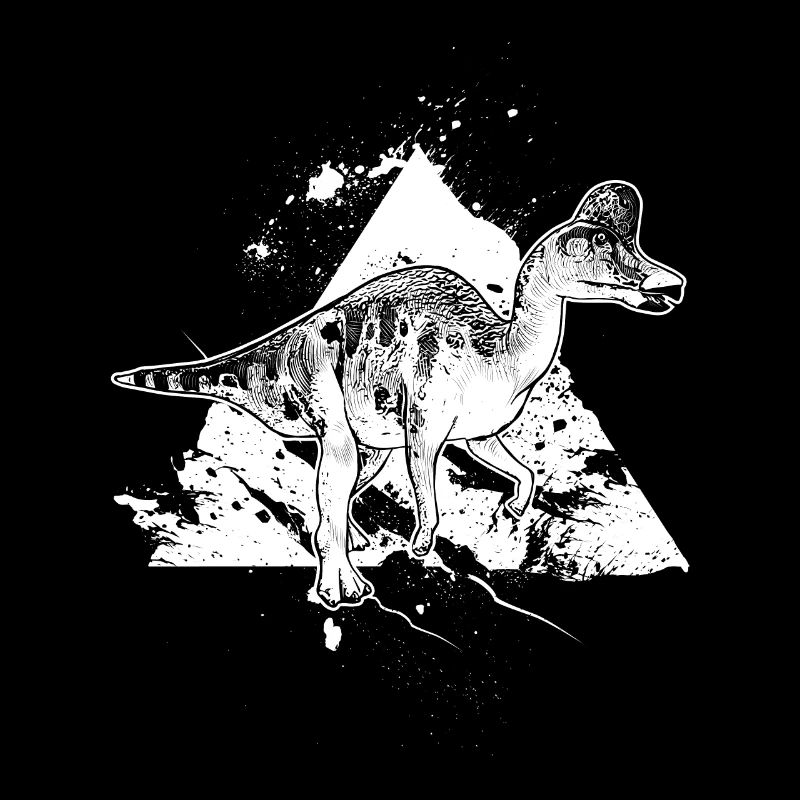 Dinosaurier Dinoliebe Hadrosaurus Urzeit Asteroid