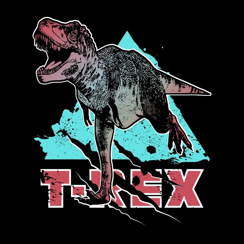 T-Rex Dinosaurier Jäger Wildnis Urzeit