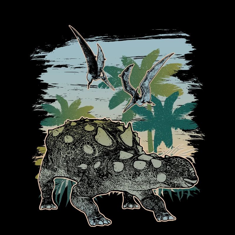 Dinosaur herbivore Repitl Euoplocephalus