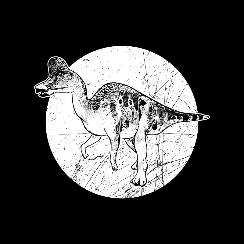 Hadrosaurus dinosaur primeval wilderness reptile
