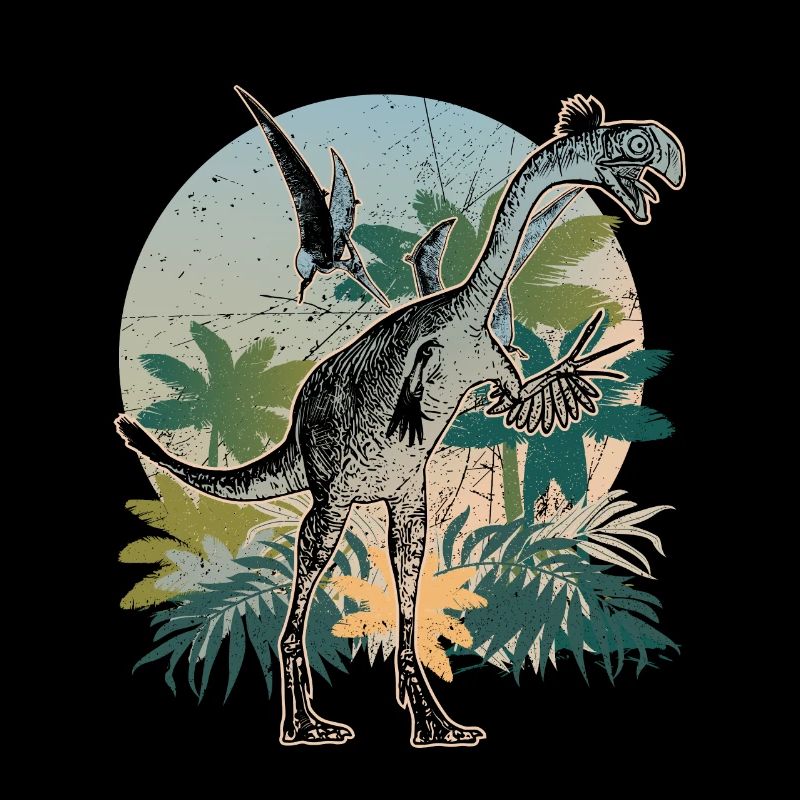 Gigantoraptor Raptor Dinosaurier Jäger der Urzeit