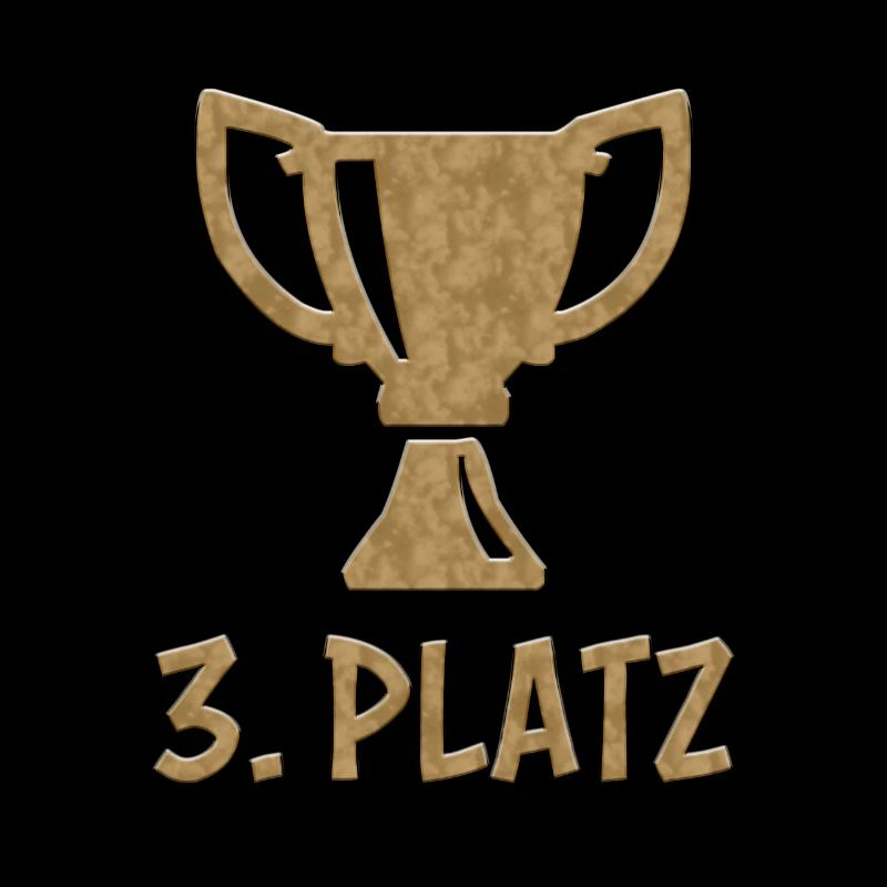 3. Platz Bronze Sieger Gewinner Winner Dritter