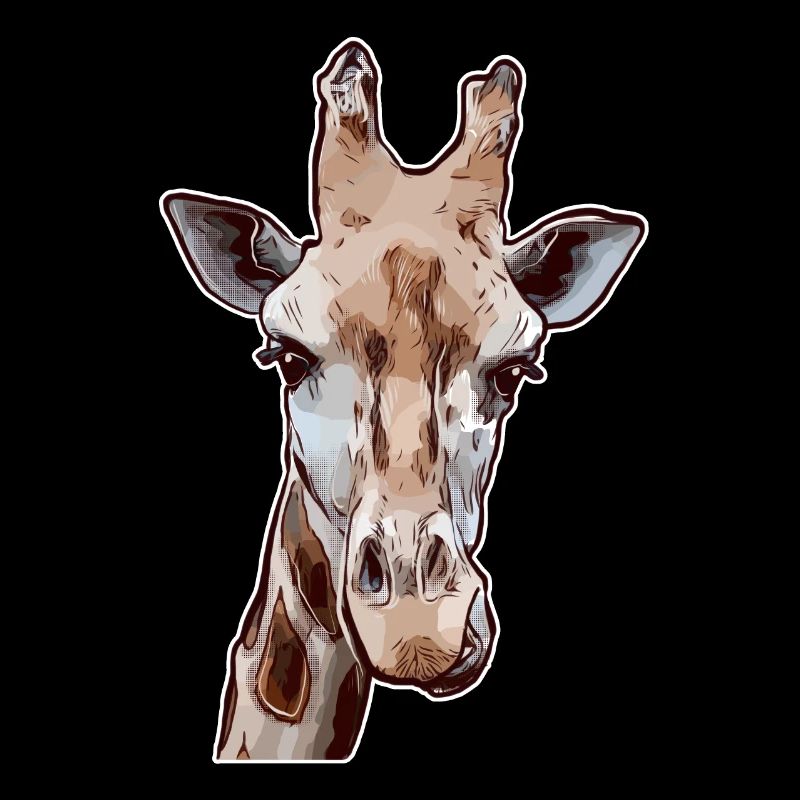 Giraffe Savanne lustiges Tier