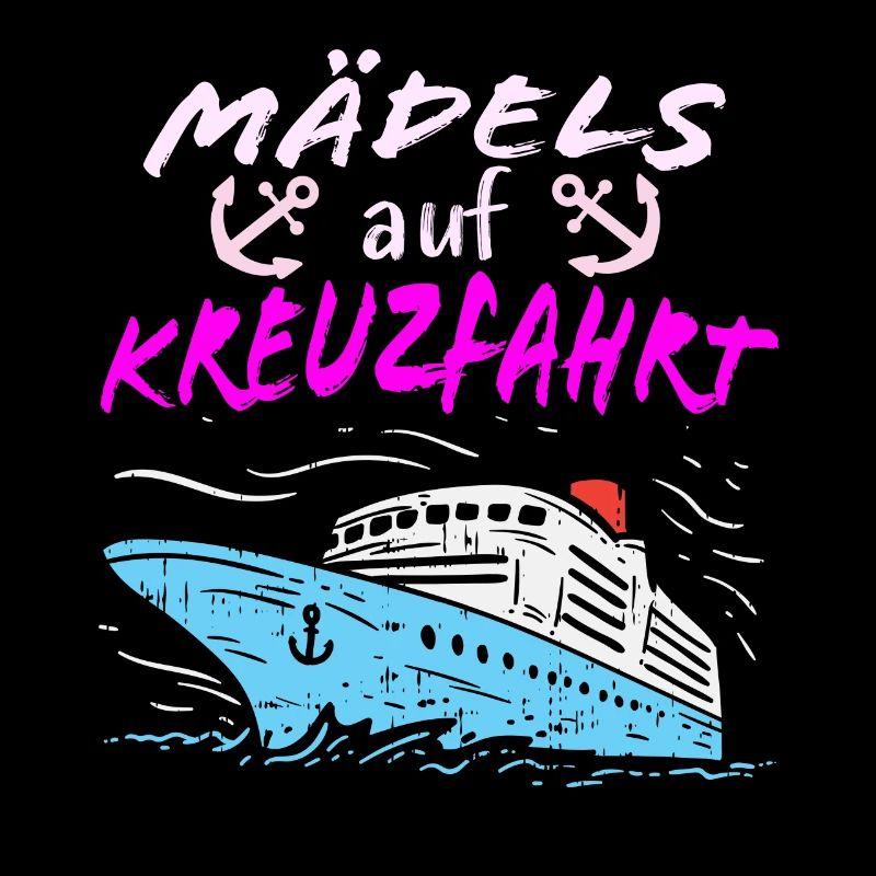 Mädels auf Kreuzfahrt