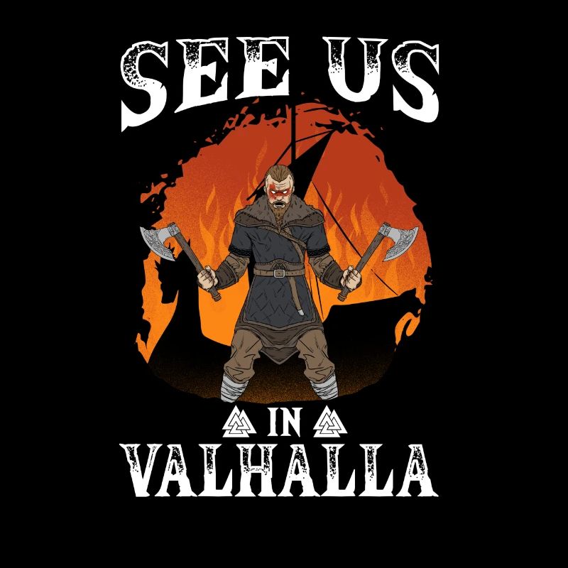 See Us In Valhalla I Walhalla Wikinger