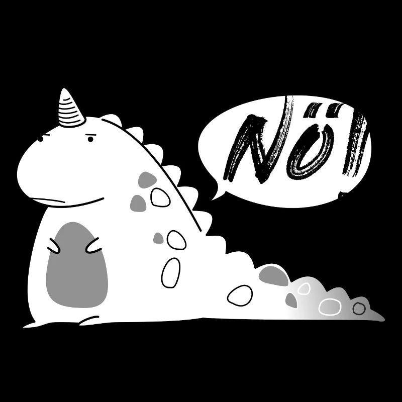 Non! Cadeau drôle de dinosaure primitif