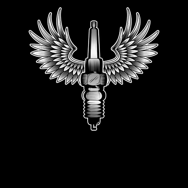 Biker motorcycle spark plug