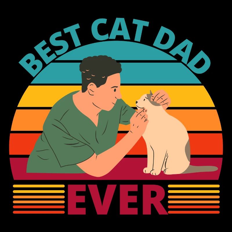 Best Cat Dad Ever - gift for cat lovers