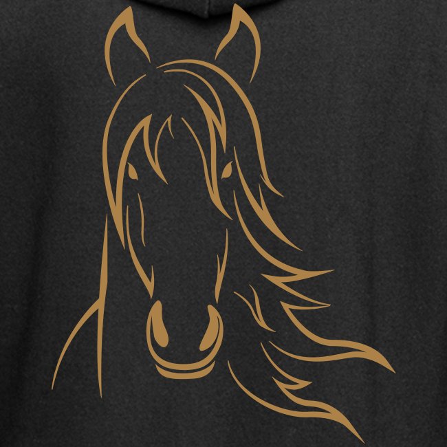 Horse - Hoodie-Kleid