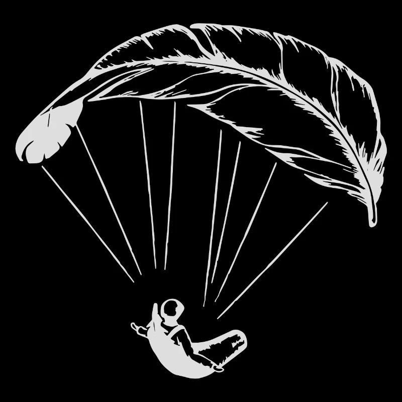 Federgleiter (heller Print)