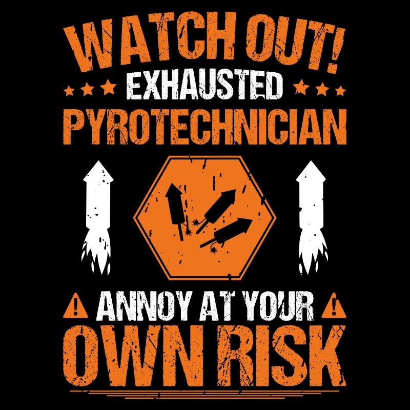 Pyrotechniker Feuerwerk Pyrotechnik Pyrotechnician