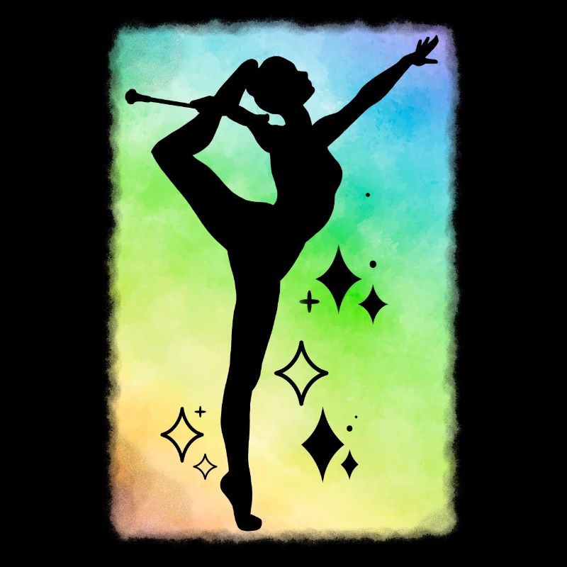 Twirler raindow background
