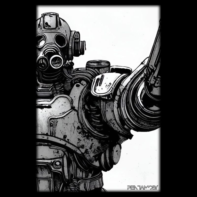 Kampfbot Robot Super Soldier Machine Warrior