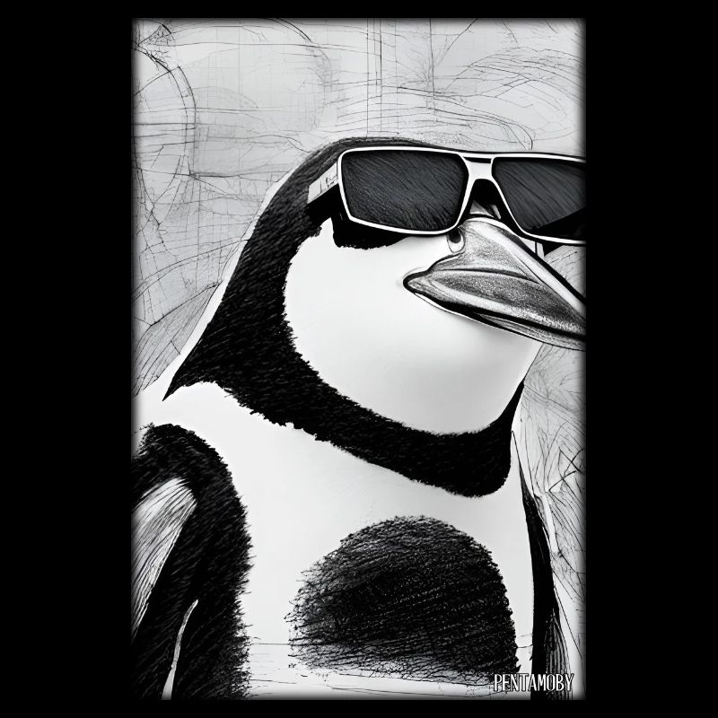 Pingouin Lunettes de soleil Faune Oiseau de mer
