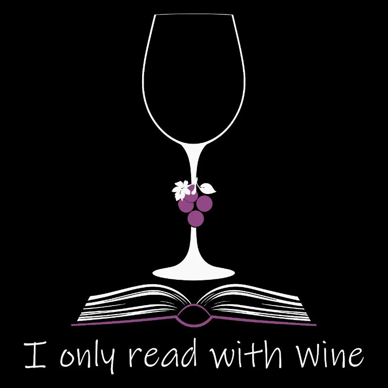 Ich lese nur beim Wein