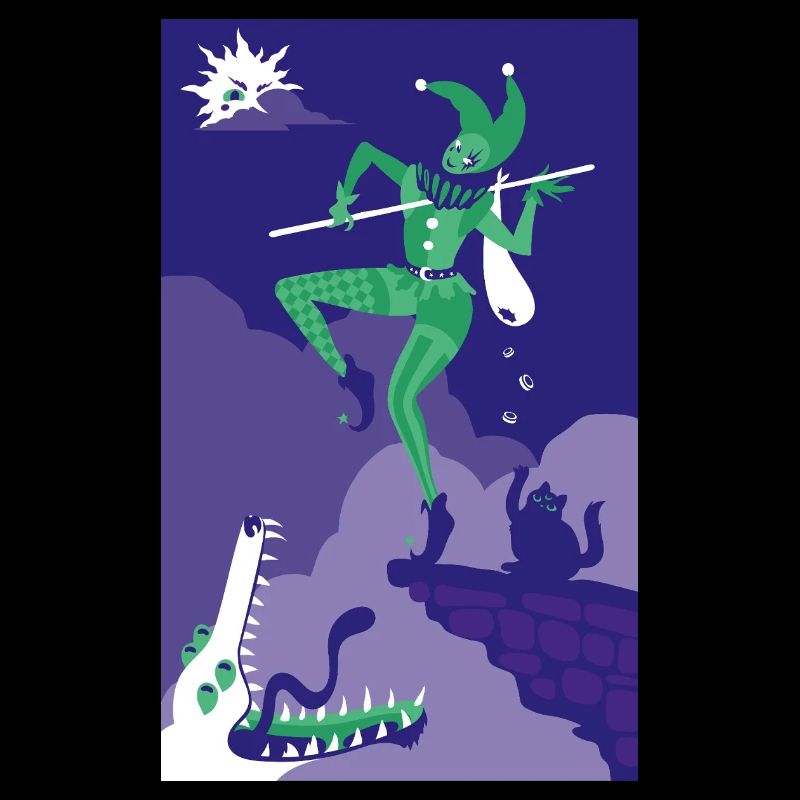 Der Narr - Tarot Große Arkana Illustration