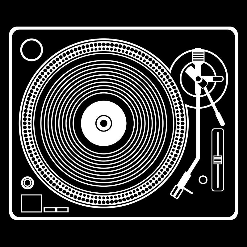 Record player turntable