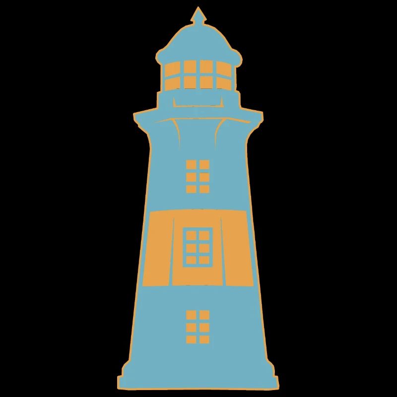 Phare sur la côte maritime