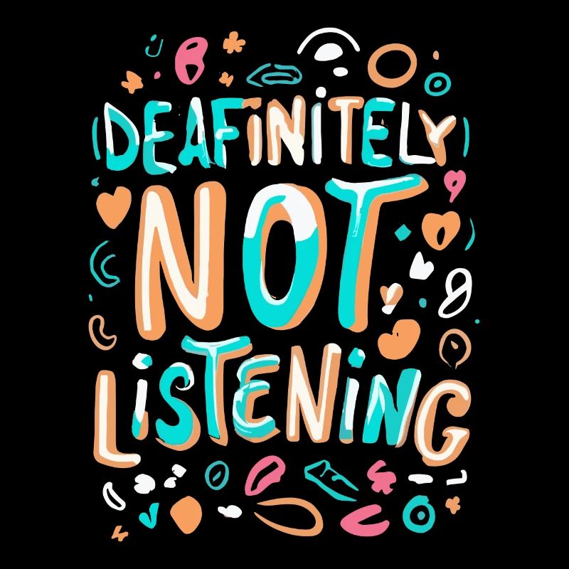 DEAFinitely Not Listening - Deaf Pride