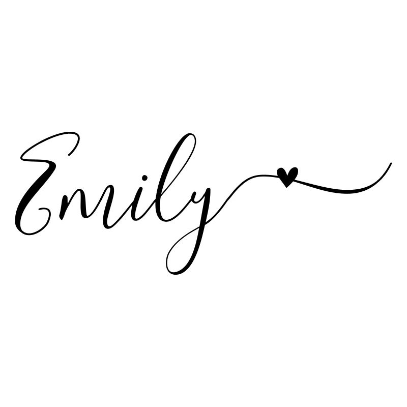 Emily Name First Name Decorative