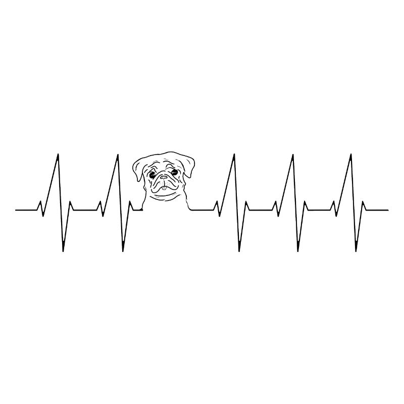 Pug Life Mops Leben Hund Geschenk