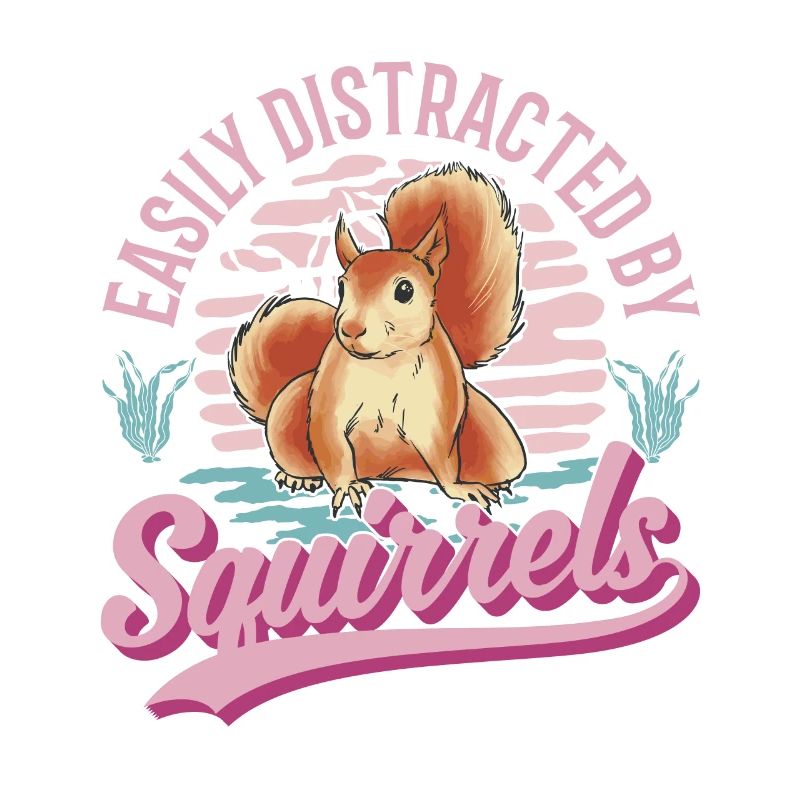 Facilement distrait par les écureuils Eichhörnchen