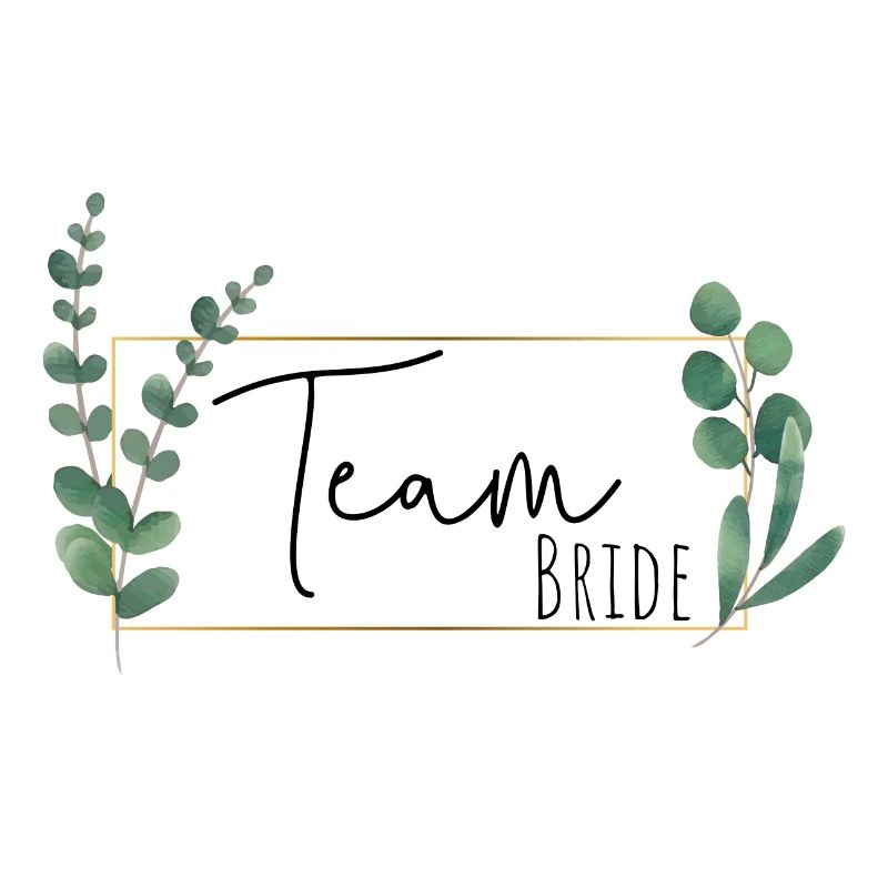 Greenery Eucalyptus Frame - Team Bride
