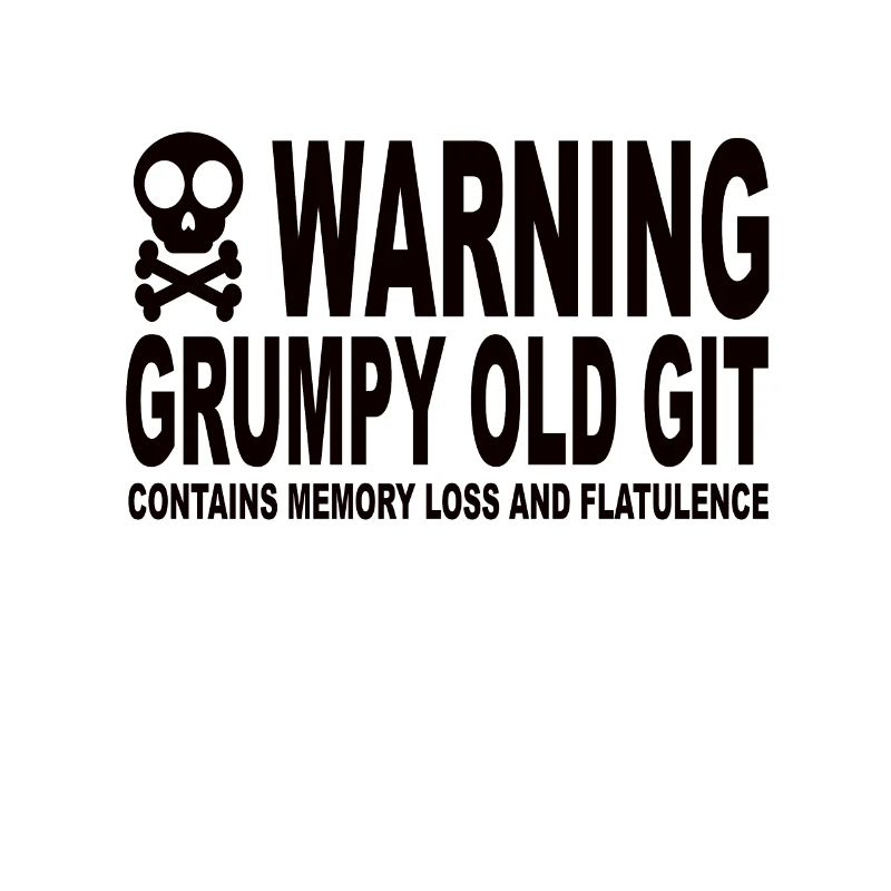 Warning Grumpy Old Git
