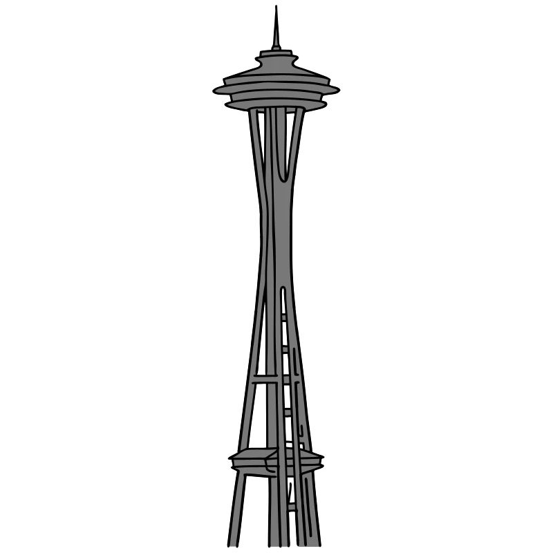 Space Needle in Seattle 2