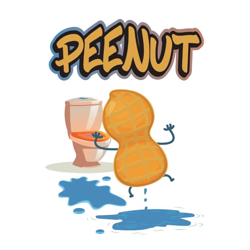 Peenut, funny peeing peanut