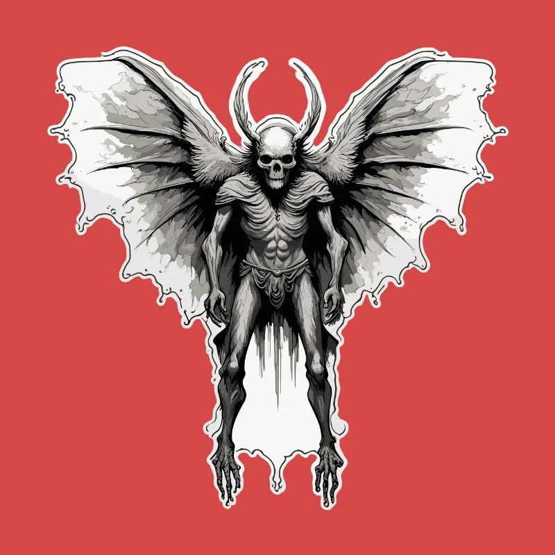 Mothman / Moth / Insect / Mythical Creature / Flutter