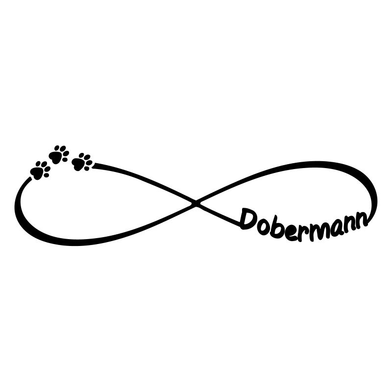 Dobermann Infinity Unendlichkeit Hunderassen Pfote