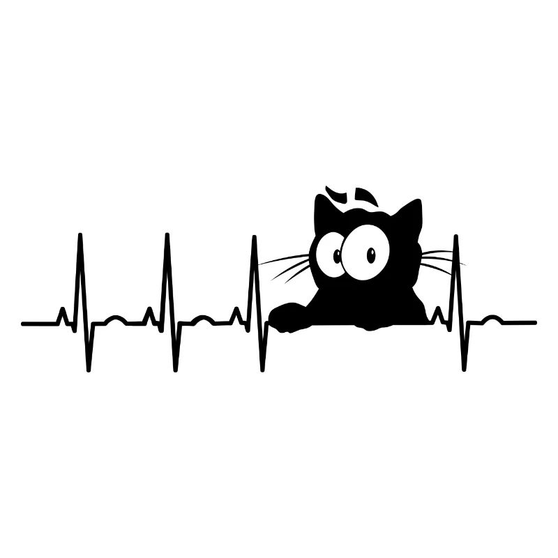 Chat chaton matou chat yeux chats miauler électrocardiogramme
