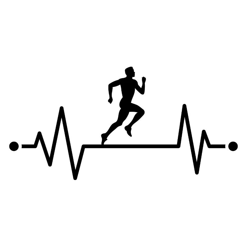 Herzschlag eines Läufers